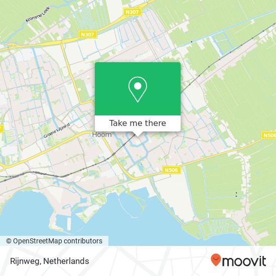 Rijnweg kaart