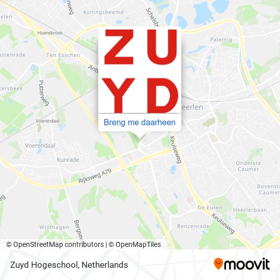 Zuyd Hogeschool kaart