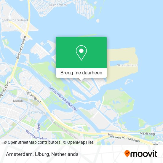 Amsterdam, IJburg kaart