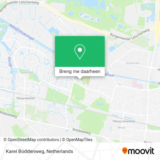 Karel Boddenweg kaart