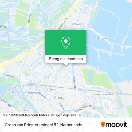 Groen van Prinsterersingel 52 kaart