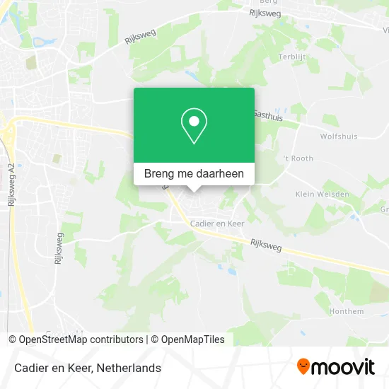 Cadier en Keer kaart