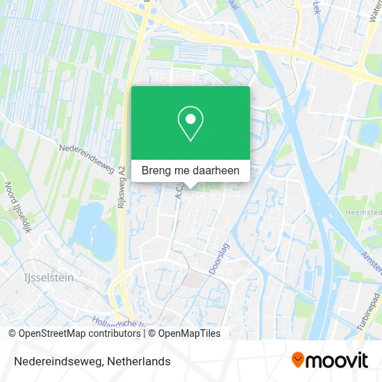 Nedereindseweg kaart