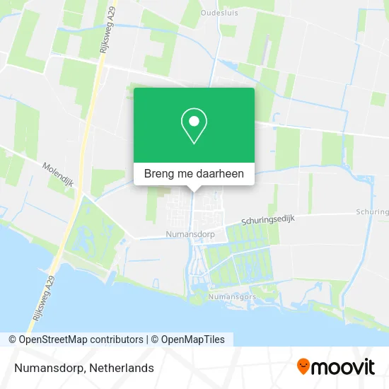 Numansdorp kaart