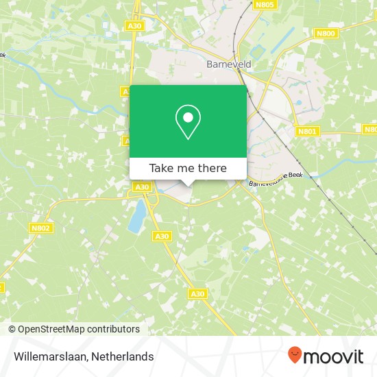 Willemarslaan kaart
