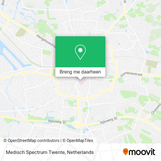 Medisch Spectrum Twente kaart