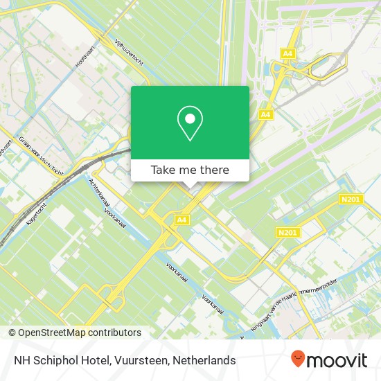 NH Schiphol Hotel, Vuursteen kaart