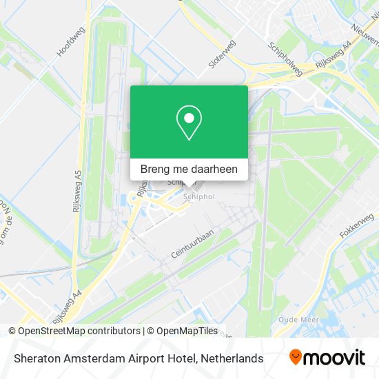 Sheraton Amsterdam Airport Hotel kaart
