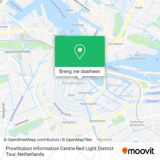 Prostitution Information Centre Red Light District Tour kaart