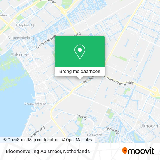 Bloemenveiling Aalsmeer kaart