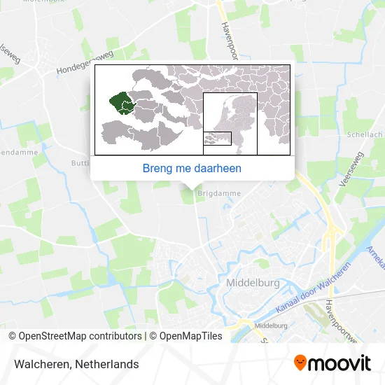 Walcheren kaart