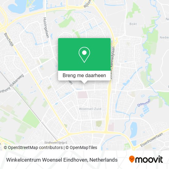 Winkelcentrum Woensel Eindhoven kaart