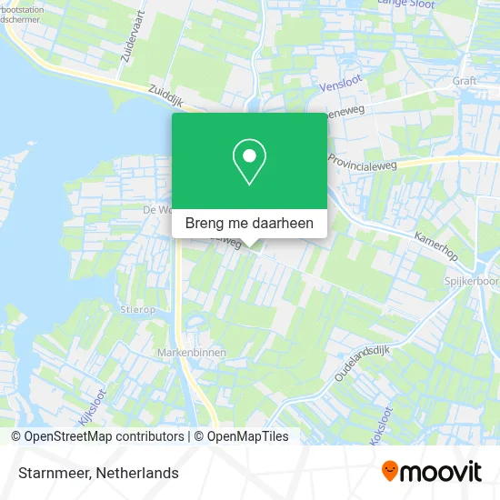 Starnmeer kaart
