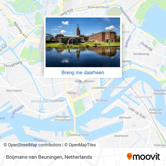 Boijmans-van Beuningen kaart