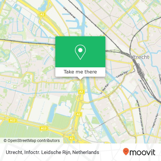 Utrecht, Infoctr. Leidsche Rijn kaart