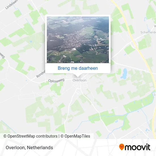 Overloon kaart