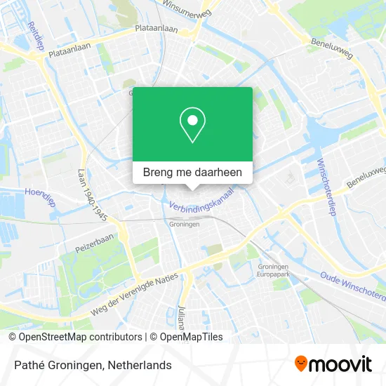 Pathé Groningen kaart