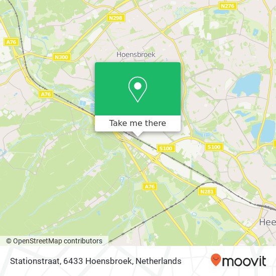 Stationstraat, 6433 Hoensbroek kaart