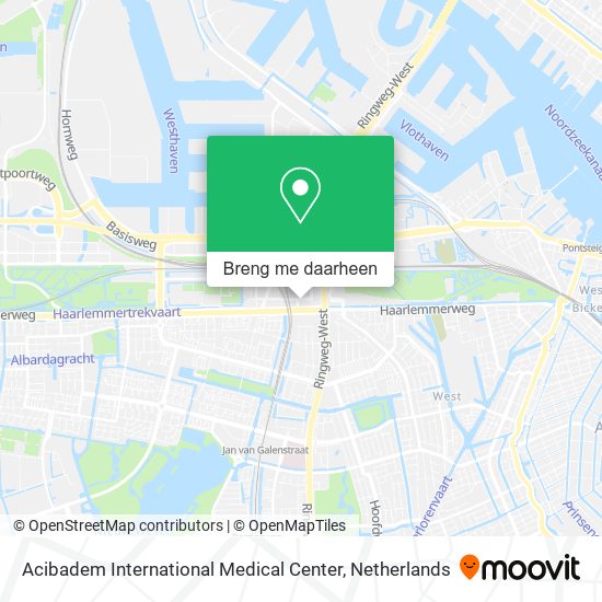 Acibadem International Medical Center kaart