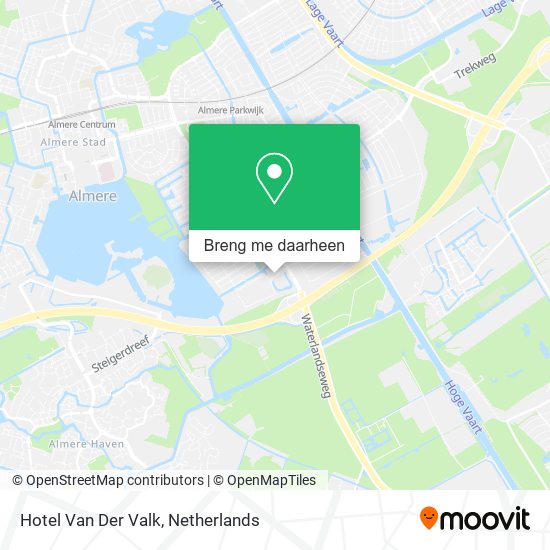 Hotel Van Der Valk kaart