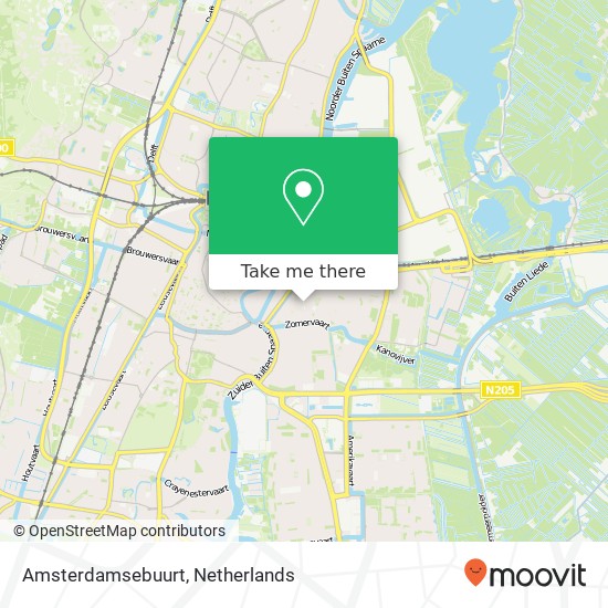 Amsterdamsebuurt kaart