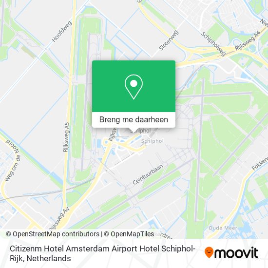 Citizenm Hotel Amsterdam Airport Hotel Schiphol-Rijk kaart