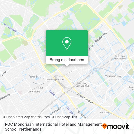 ROC Mondriaan International Hotel and Management School kaart