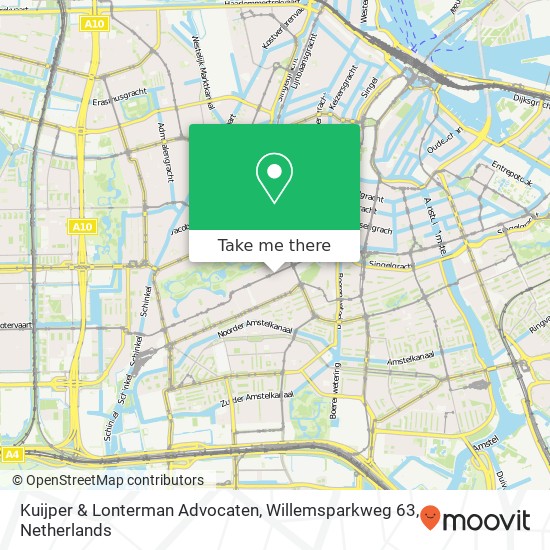 Kuijper & Lonterman Advocaten, Willemsparkweg 63 kaart