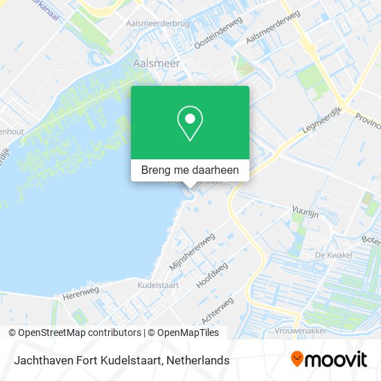 Jachthaven Fort Kudelstaart kaart