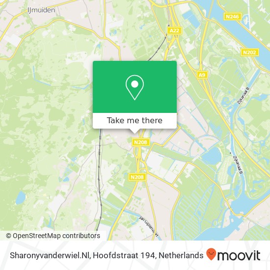 Sharonyvanderwiel.Nl, Hoofdstraat 194 kaart