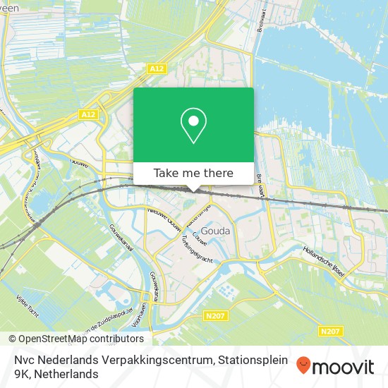 Nvc Nederlands Verpakkingscentrum, Stationsplein 9K kaart