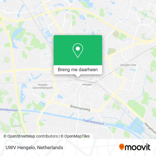 UWV Hengelo kaart