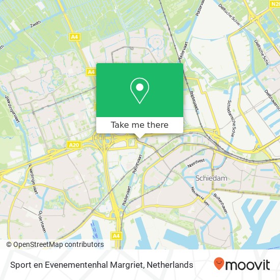 Sport en Evenementenhal Margriet, Sporthalstraat kaart