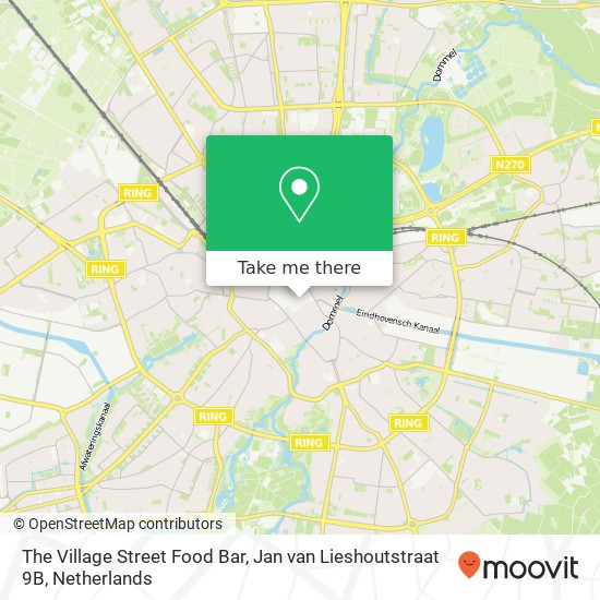 The Village Street Food Bar, Jan van Lieshoutstraat 9B kaart