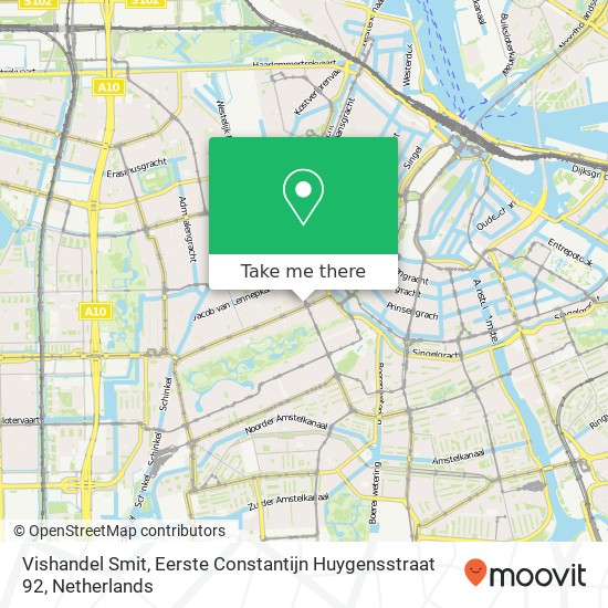 Vishandel Smit, Eerste Constantijn Huygensstraat 92 kaart