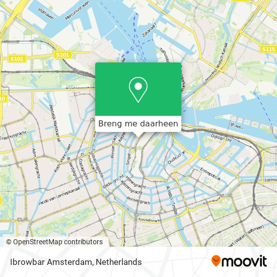 Ibrowbar Amsterdam kaart