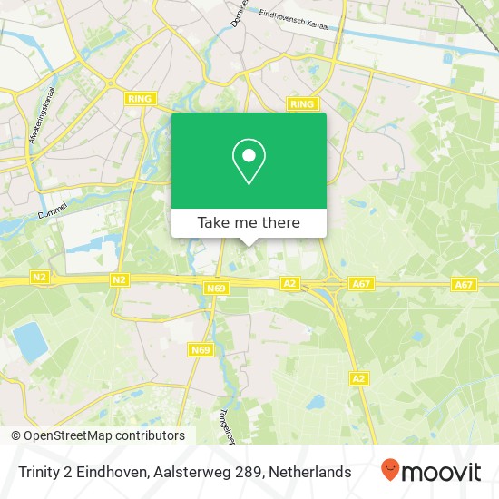 Trinity 2 Eindhoven, Aalsterweg 289 kaart