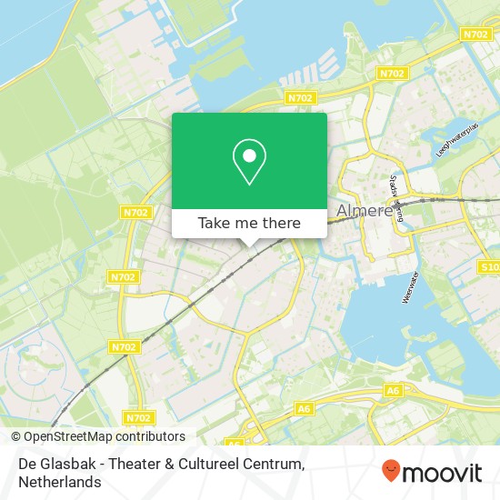 De Glasbak - Theater & Cultureel Centrum kaart