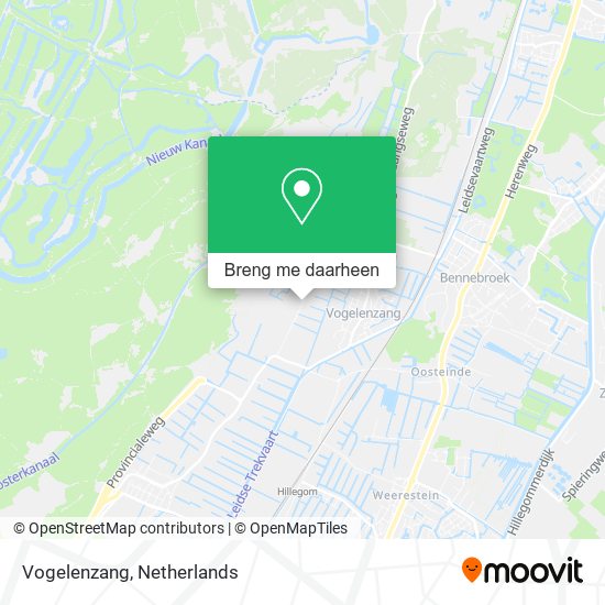 Vogelenzang kaart