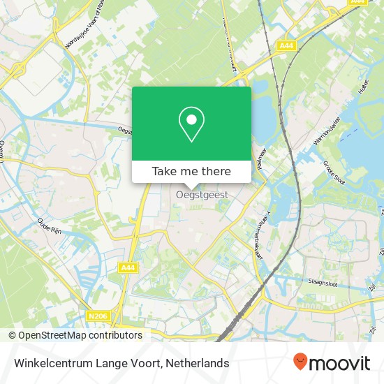 Winkelcentrum Lange Voort kaart