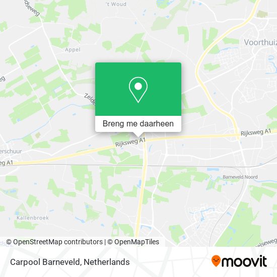 Carpool Barneveld kaart