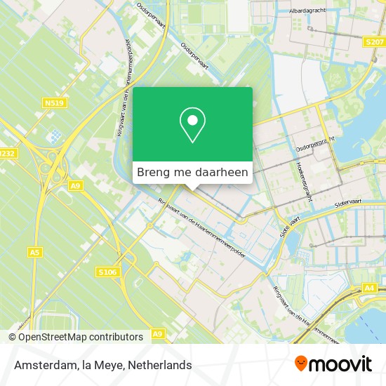 Amsterdam, la Meye kaart