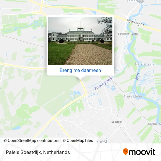 Paleis Soestdijk kaart