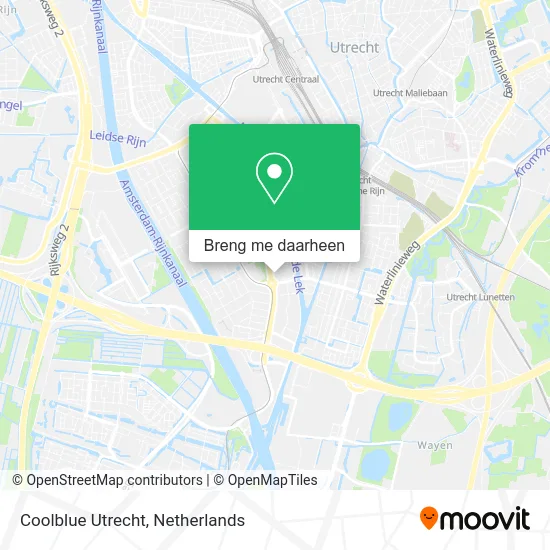 Coolblue Utrecht kaart