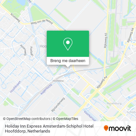 Holiday Inn Express Amsterdam-Schiphol Hotel Hoofddorp kaart