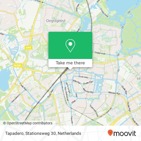 Tapadero, Stationsweg 30 kaart