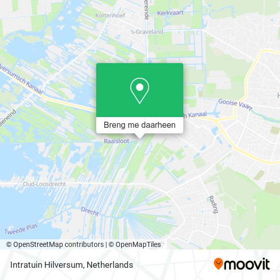 Intratuin Hilversum kaart