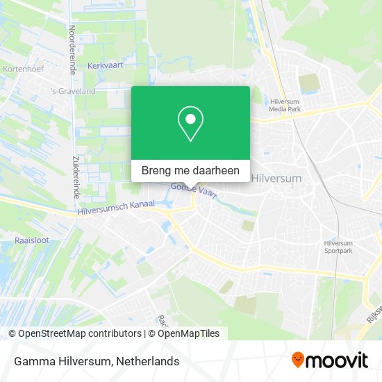 Gamma Hilversum kaart