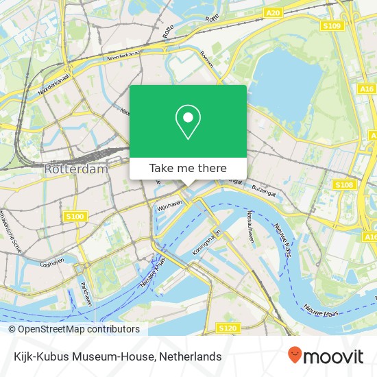 Kijk-Kubus Museum-House kaart