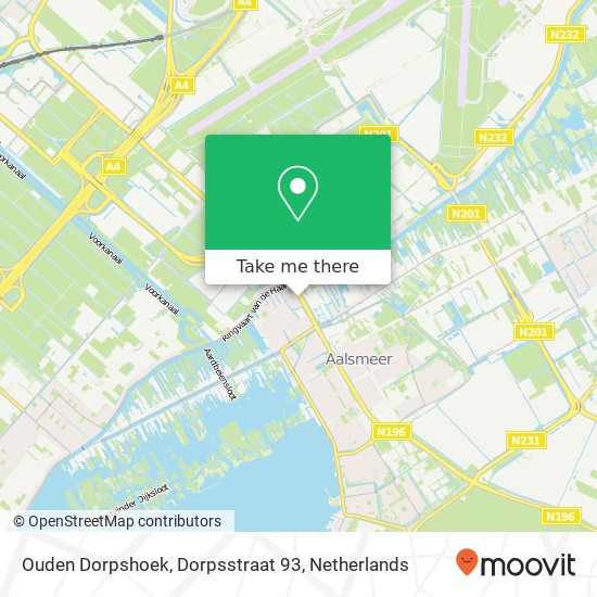 Ouden Dorpshoek, Dorpsstraat 93 kaart